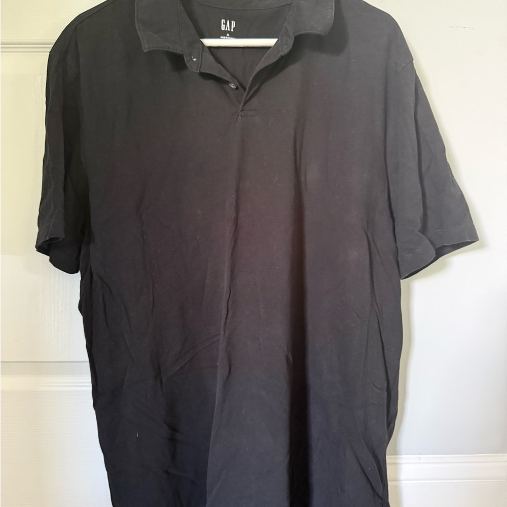 GAP Men's Charcoal Polo Shirt
